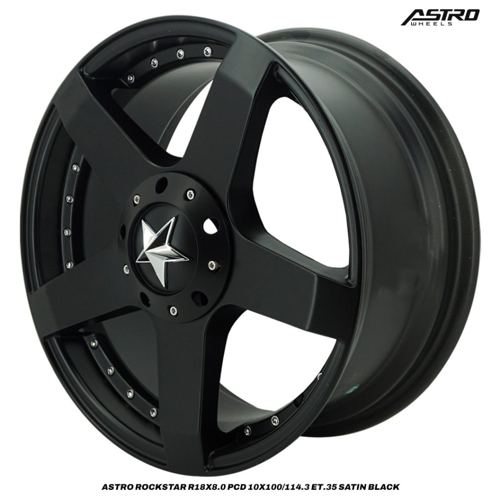 Jual Velg Offroad Astro Rockstar R18x8 0 PCD 10x100 114 3 ET 35 Satin