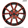 Velg Mobil R15 - Astro Robot R15 x 6.5 PCD 8x100-114.3 ET 38 Gloss Black - MF