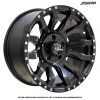 Velg Mobil R16 - Astro Viper R16x8 PCD 5x114.3 Satin Black Chrome Rivets