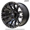 Velg Mobil R16 - Astro Viper R16x8 PCD 5x114.3 Satin Black Chrome Rivets