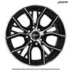 Velg Mobil Ring 15 - Astro Momo R15x6.5 PCD 8x100114,3 ET 38 Gloss Black - Face Polish