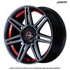 Velg Ring 16 - Astro Tck R16x7 PCD 5x114,3 ET 35 Black Milling Spoke Red Undercut