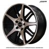 Velg Ring 17 - Astro Carllson R17x7.5 PCD 5x112 ET 38 Semi Mater Black + Machined Face