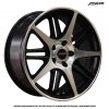 Velg Ring 17 - Astro Carllson R17x7.5 PCD 5x112 ET 38 Semi Mater Black + Machined Face