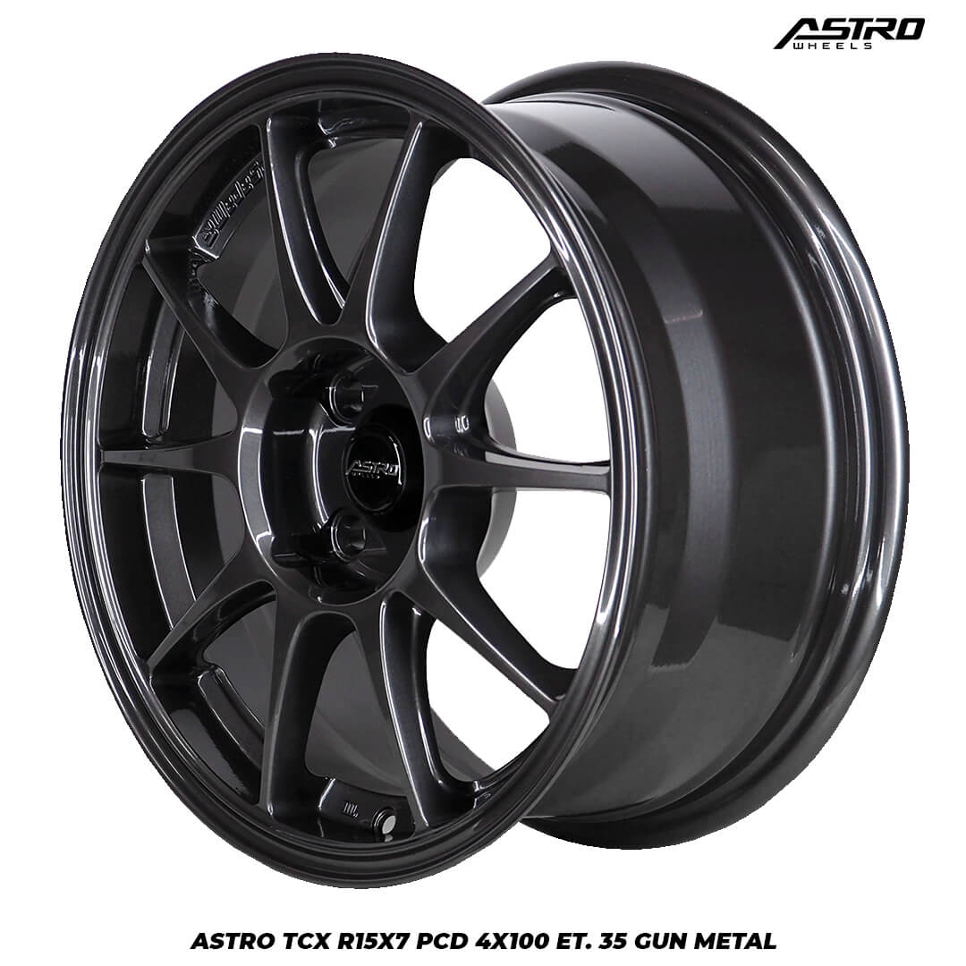 Astro TCX R15x7 PCD 4x100 ET 35 Gun Metal