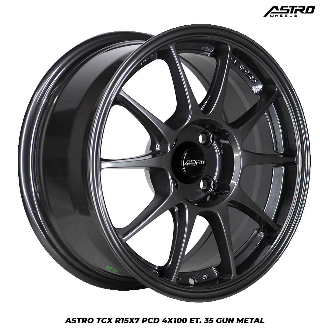 Astro TCX R15x7 PCD 4x100 ET 35 Gun Metal