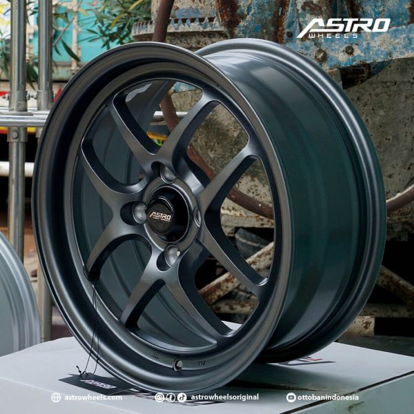 Astro Tuning Flow Forged Ring 15 Lubang 4 x 100 ET 42 Satin Gun Metal